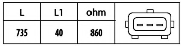 FERRARI 98424820 Sensor, crankshaft pulse